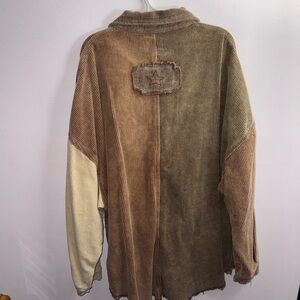 Vici Corduroy Colorblock Jacket